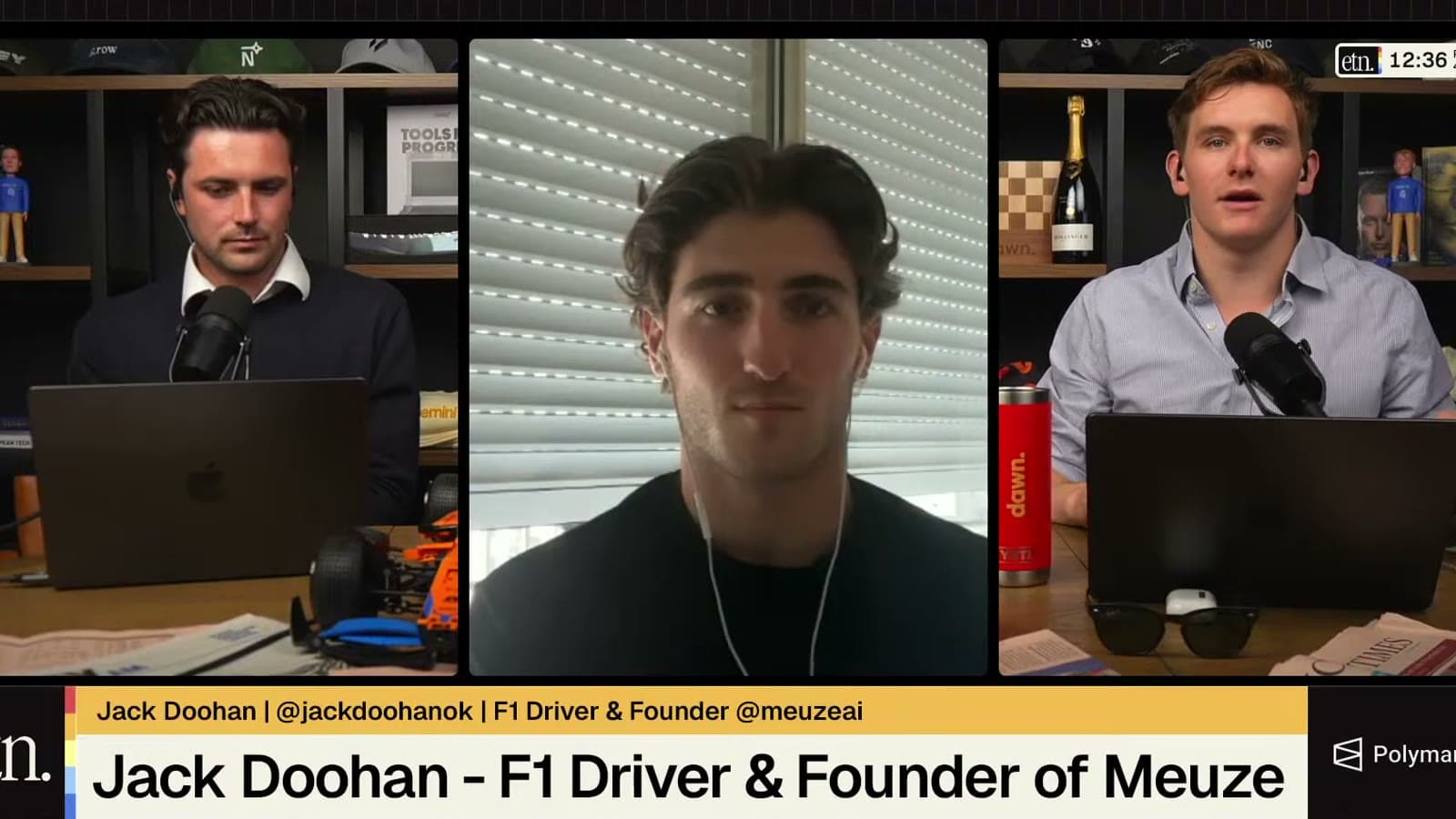 etn.: Why Jack Doohan is building Meuze in the middle of a Formula 1 season